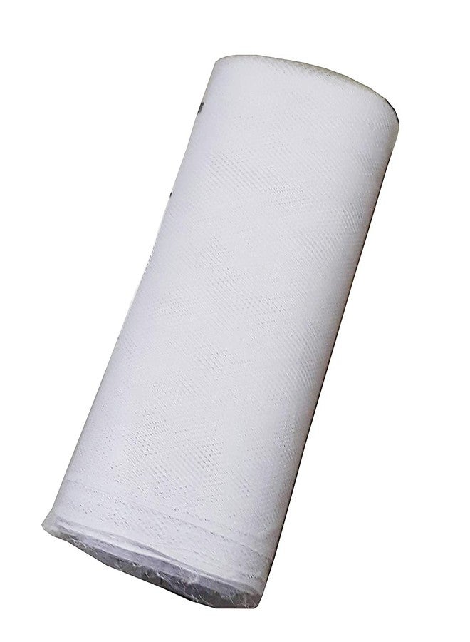 Hesch 9 Brand 5 Mtrs. Pack CAN CAN Net Fabric White Premium Boutique Range Ideal for Tailoring/Sewing, Fashion Designing, Boutique, Stitching - Image 3